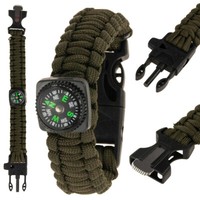 Paracord Survival Brancholet 5In1 Kompass Crossspace