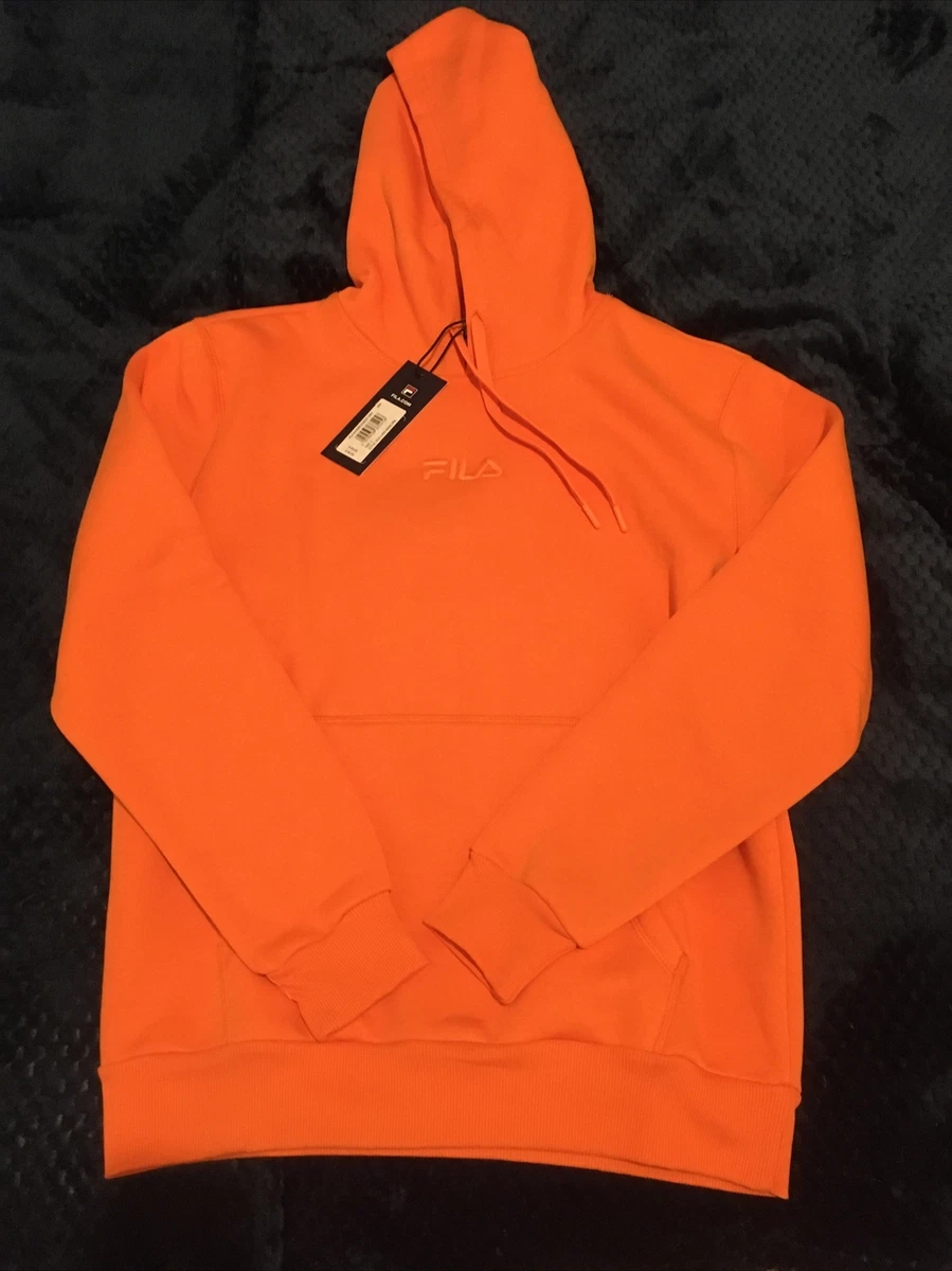 Fila top orange hoodie