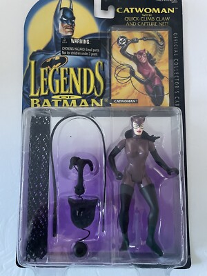Legends of Batman Kenner Catwoman with Quick-Climb Claw and Capture Net NIP