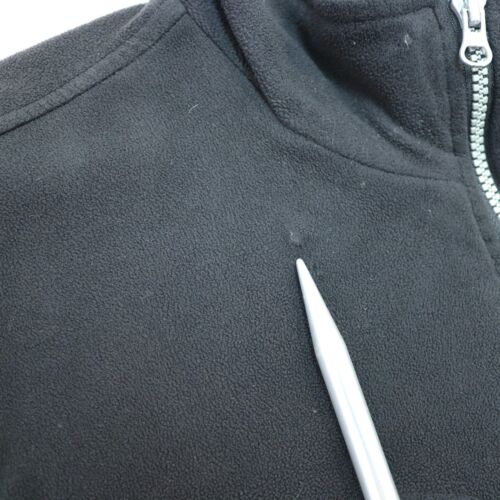 KARBON Jacket Youth Extra Large Gray Black Vented Full Zip Fleece Sweater - Picture 4 of 23