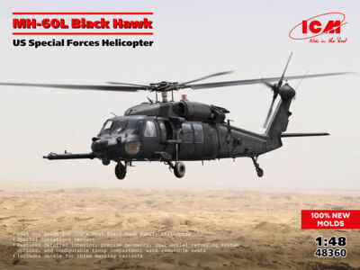 ICM 48360 - 1:48 MH-60L Black Hawk,US Special Forces Helicopter (100% new molds)