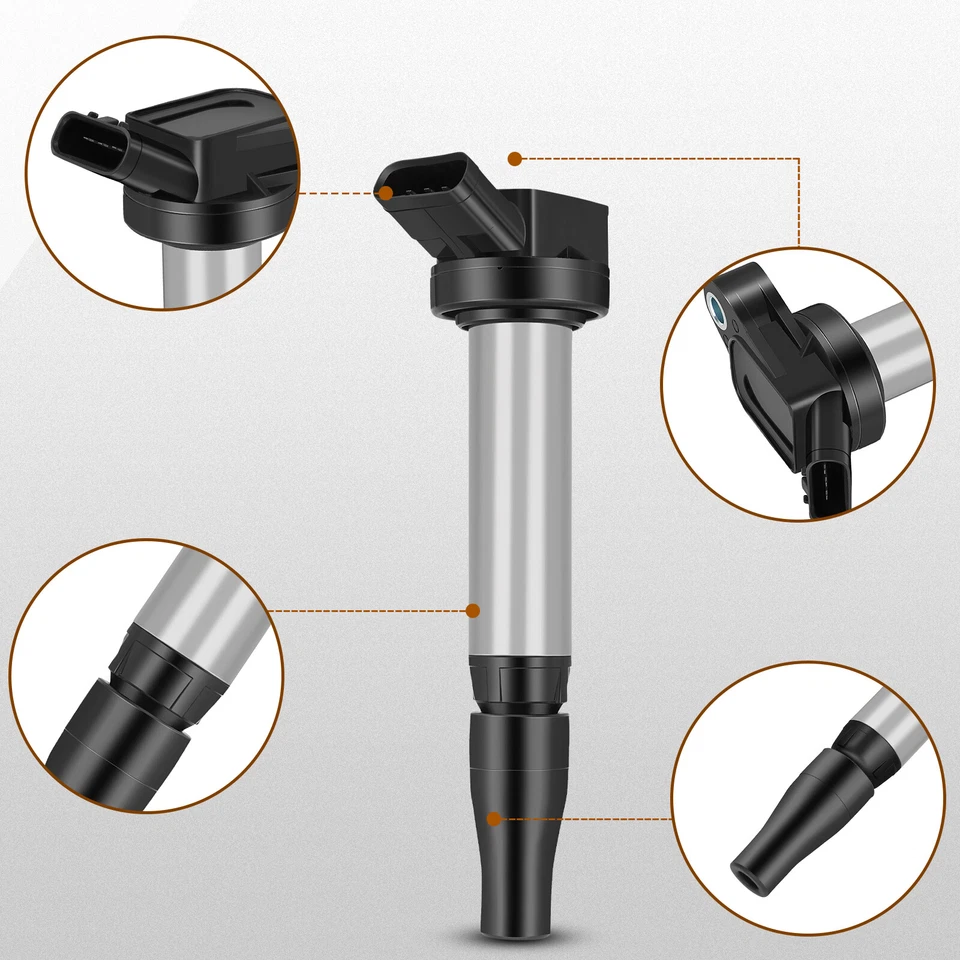 6 kits de bobinas de encendido y bujías para Toyota Tacoma L4 2016 2,7 L Foto 2 de 4