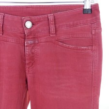 CLOSED Jeans Denim Pants Coloured PEDAL STAR Slim Rot Gr. 26