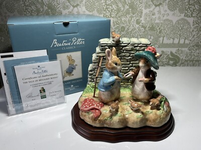 Enesco Beatrix Potter Peter Rabbit und Benjamin Bunny Figur Limited Edition