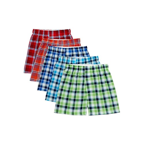 HOT Fruit Of The Loom Lands End Flannel Boxers Lands End
