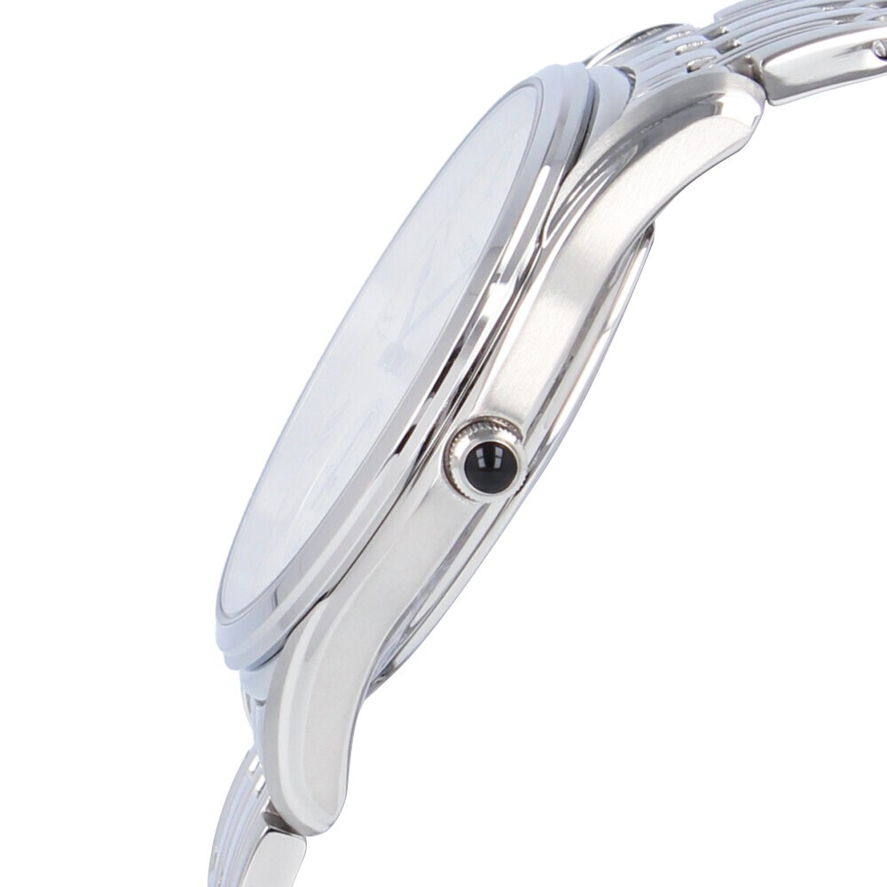 SEIKO SRK047P1 SRK047 Mens Quartz Small Second Silver Ivory