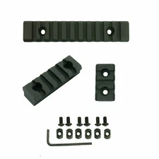 M-Lok Picatinny Weaver Rail Section Aluminum 3 5 11 Slot 1.5" 2.5" 5" - Pick QTY