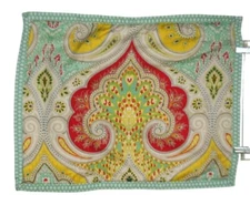 Echo Jaipur Boho Global Paisley and Geometric Cotton Standard Pillowcases x2