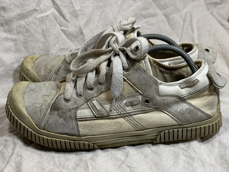 Steve Madden "Fyrebyrd" Lona Cuero Hombres Tenis Envejecidos Zapatos 11 Foto 3 de 4