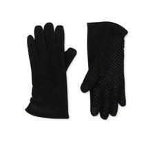 NWT Time And Tru Women's Fleece Lined Winter Driving Black Gloves One Size