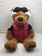 Vintage Eddie Bauer 2003 Brown Plush Teddy Bear Plush Stuffed Animal 12"