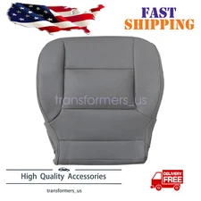 Driver Bottom Gray Seat Cover For 2014 2015 2016 2017 2018 GMC Sierra Work Truck