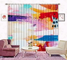 3D Color Pigments ZHUA3486 Photo Curtain Window Blockout Fabric Amy 2023