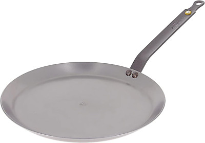 MINERAL B Carbon Steel Crepe & Tortilla Pan - 9.5  - Ideal for Making & Reheatin