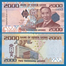 Sierra Leone 2000 Leones P 31d 2016 UNC ( P 31 d )