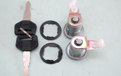 SUZUKI CARRY SUPER CARRY JIMNY SAMURAI SIERRA FRONT DOOR LATCH LOCK CYLINDER SET - Picture 3 of 5