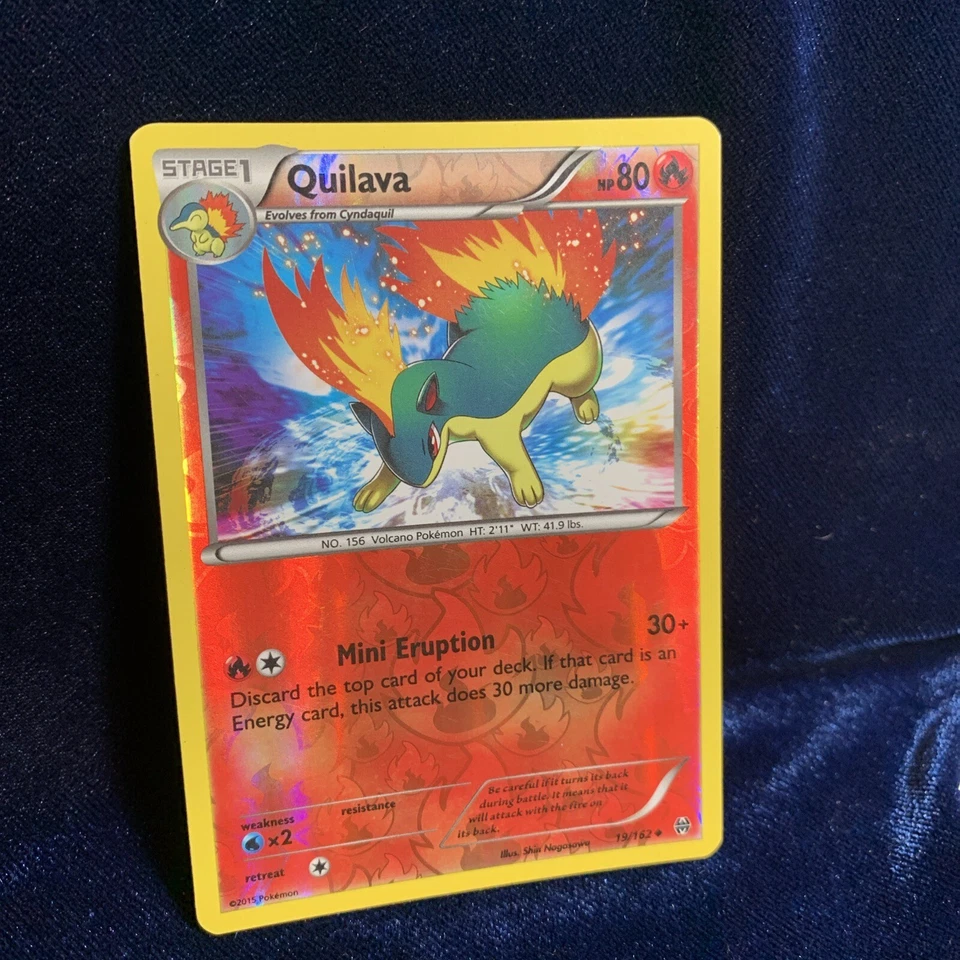 Quilava 19/162 Reverse Holo Breakthrough Pokemon Card - Image 3 of 4