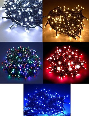 WEIHNACHTSBELEUCHTUNG FÜR AUSSEN LED 100 BIS 500 KALTWEISS WARM ROT BLAU RGB
