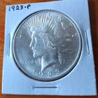 1923-P Peace Silver Dollar 90% Silver Content BU Beautiful Coin