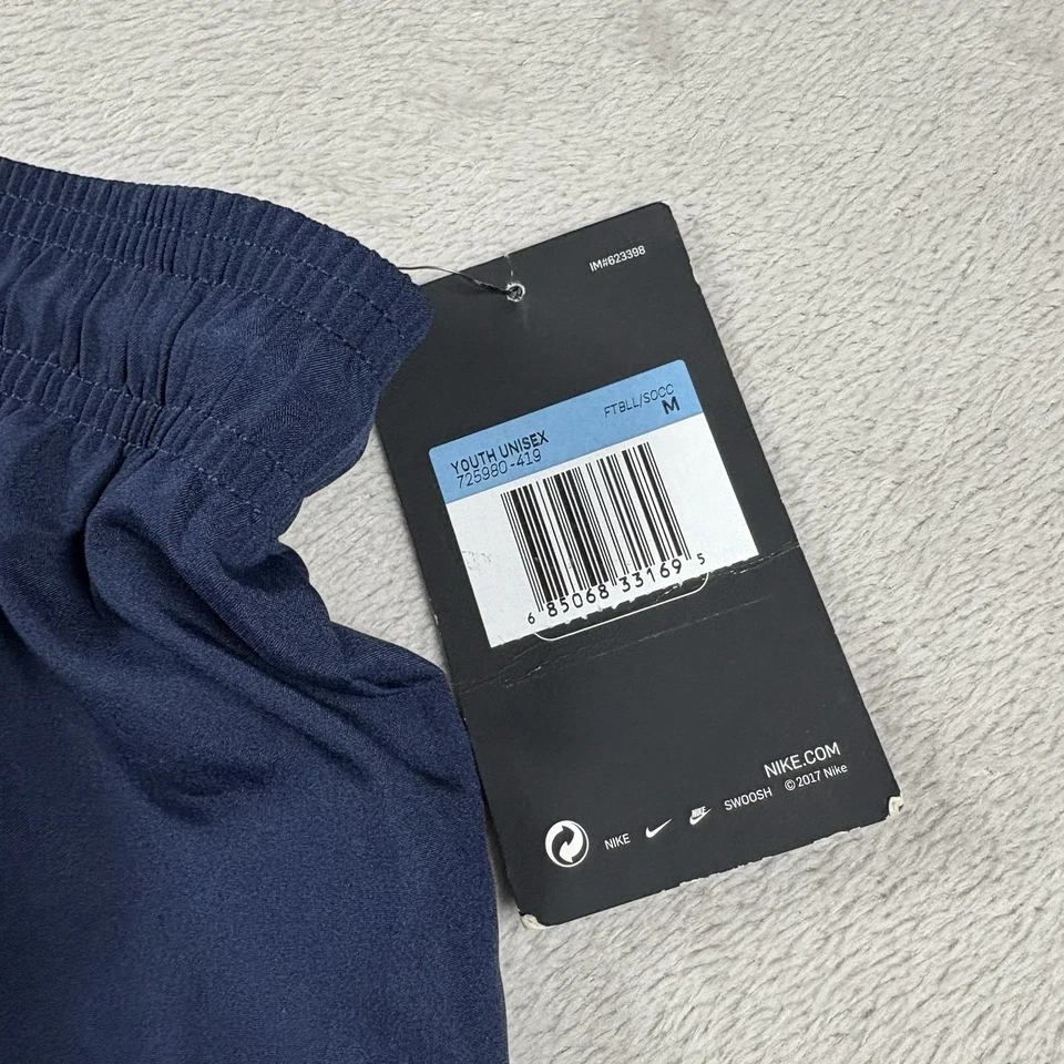 Nike Dri-Fit Shorts Kids Medium Blue Soccer Youth Shorts NWT #2408 - Image 2 of 4