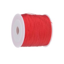 0.6mm Nylon Satin Cord 164 Yard Bracelet String Beading Thread Red