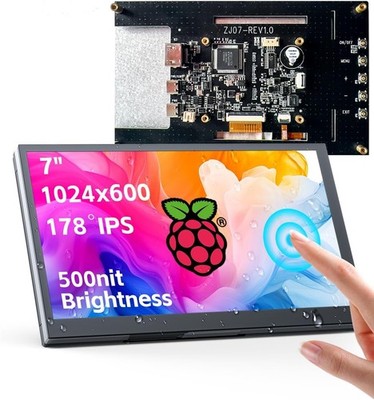 catsights 7 Inch Mini Touchscreen Monitor for raspberry pi Windows/Android/Linux