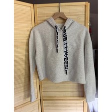 Guess Logo Cropped Hoodie