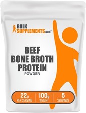 Beef Bone Broth Protein Powder 22G Protein Lactose Free 3.5 Ounce