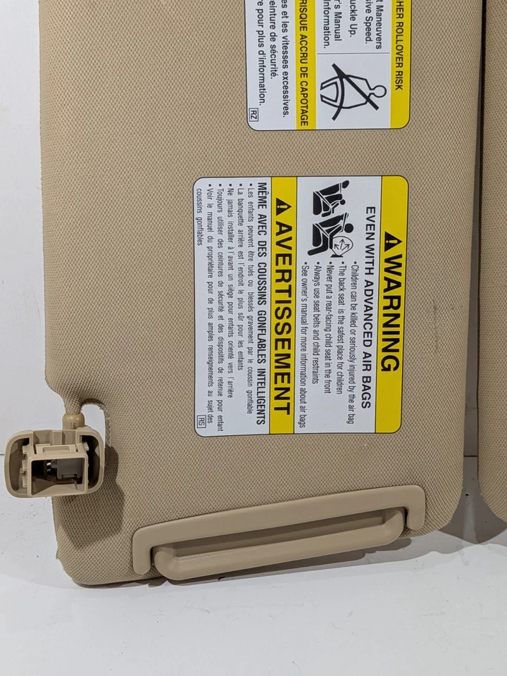 92019XA030EU 08-14 Subaru Tribeca Juego de parasol conductor pasajero izquierdo derecho OEM Foto 4 de 4