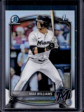 2025 Bowman Draft Max Williams Chrome Refractor 1st Prospect #BDC-68 Marlins