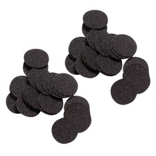 100 Pcs Replaceable Sandpaper Discs 20 mm Round Electric Foot File Pads