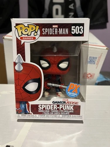 Funko POP! Games Marvel Spider-Man SPIDER-PUNK #503 • PX Previews Exclusive