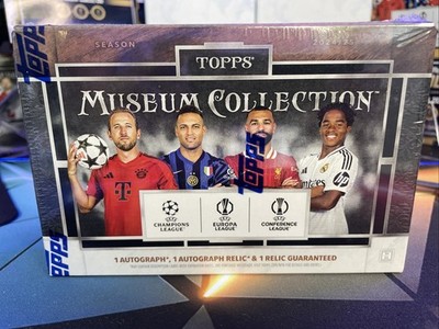 Topps Museum Collection UEFA Champions League 2024-25 Trading Card Box Neu