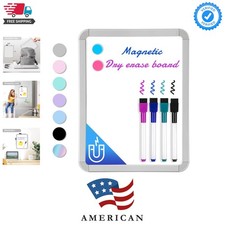 Small Dry Erase Whiteboard, 8.5 x 11 Inches White Board for Kids, Students, F...