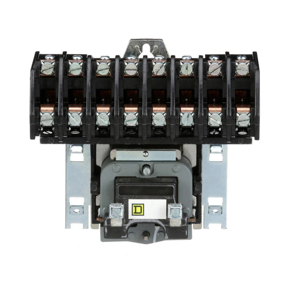 Square D 8903LO1000V02 8-P 30A 120VAC Coil Electrically Held Lighting Contactor
