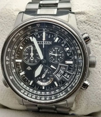Citizen Pro Master Eco-Drive H610-T018688 Analog Solar Women All Black Tita Prom