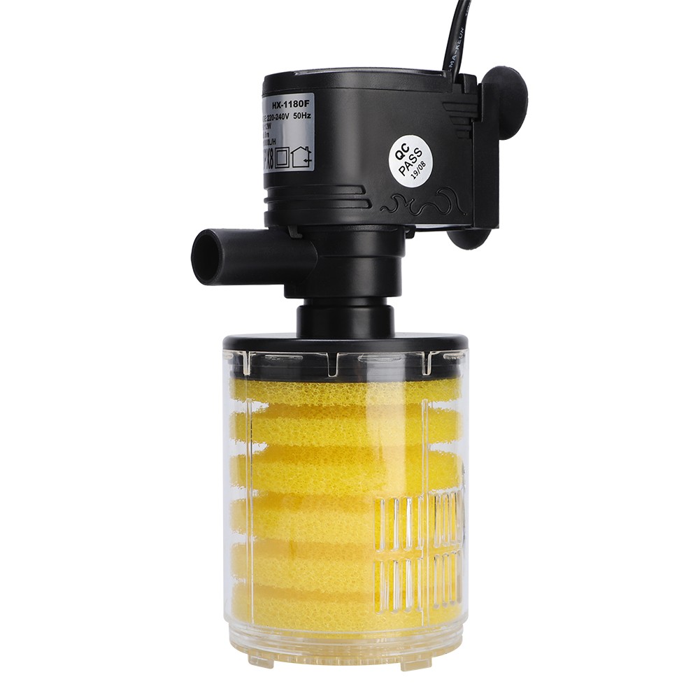 ­3 In 1 Filter Filtering Oxygen Aeration Pump Water For Fish Tank Aquarium
