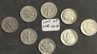 1949 S Roosevelt Dime - 90% SILVER Rare Key Date Low Mintage Fine Or Better F+