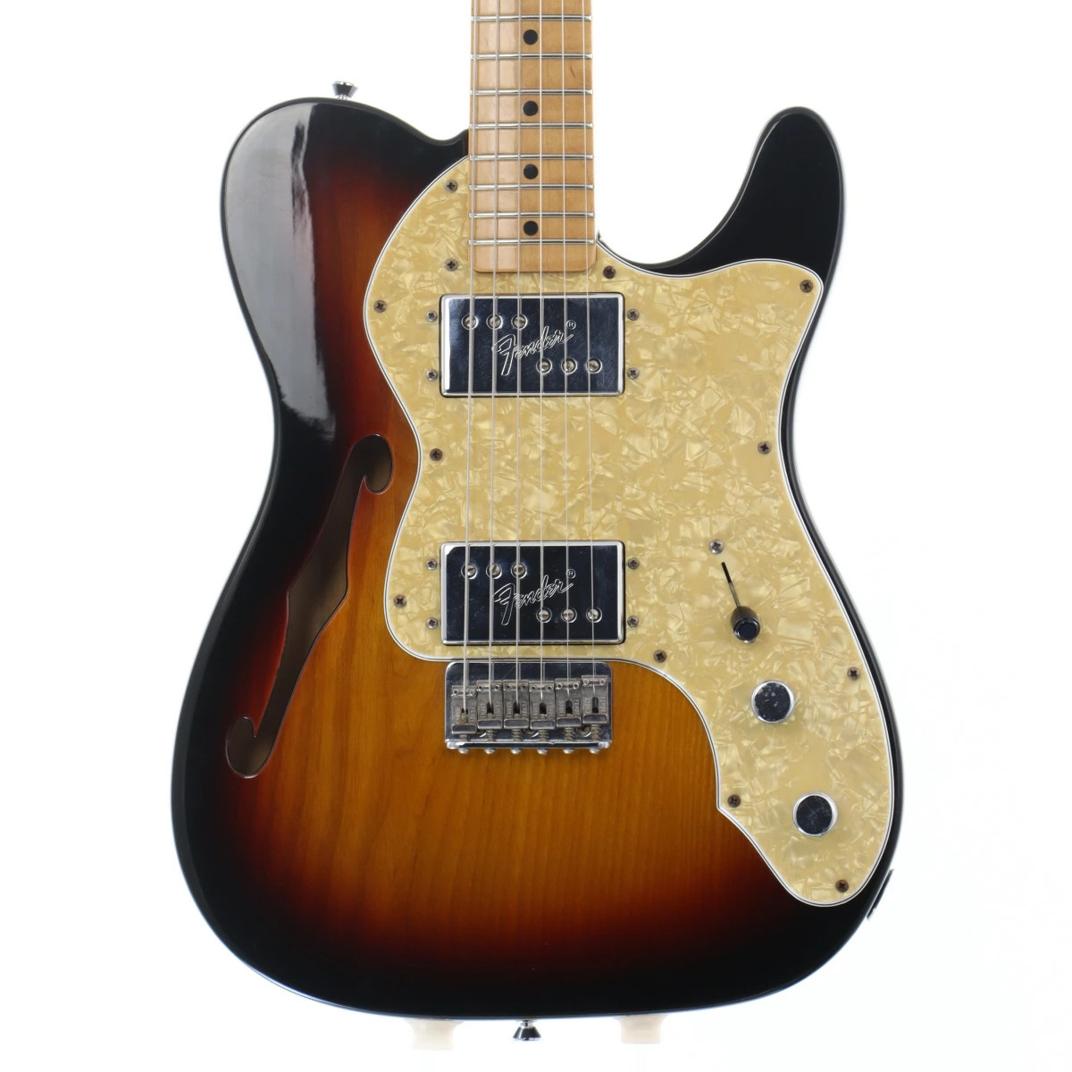 ギター Fender Telecaster Thinline Mexico Fender Mexico / Classic Series 72 Telecaster Thinline 3-Color