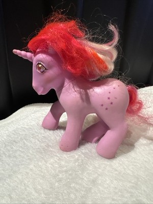 My Little Pony G1 Twinkle Eye Galaxy Pink Unicorn Big Dipper Purple 1985 Vtg
