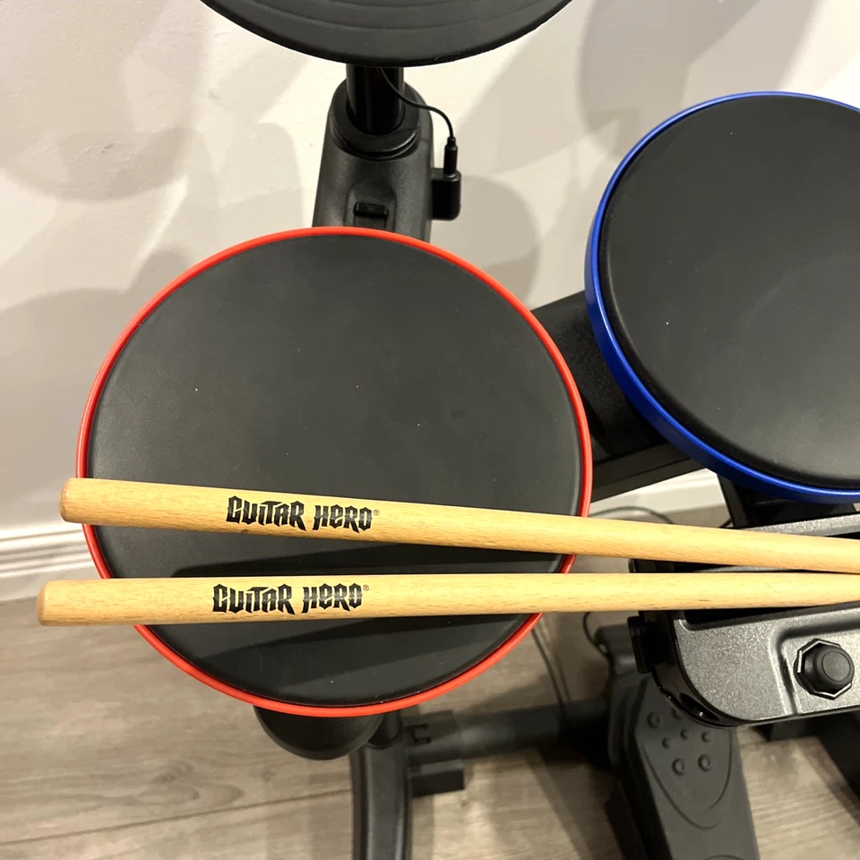 GUITAR HERO WARRIORS OF ROCK WIRELESS DRUM KIT CONTROLLER SET FOR NINTENDO WII - Image 2 of 4