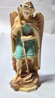 VINTAGE PAINTED METAL SAINT MICHAEL THE ARCHANGEL STATUE  5 Inches — photo 1