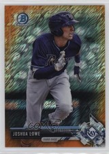 2017 Bowman Chrome Prospects Orange Shimmer Refractor 1/25 Josh Lowe Joshua i6j