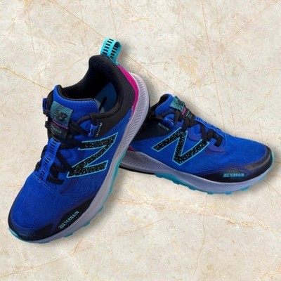 New Balance DynaSoft Nitrel v4 Women s Trail Running Shoes - Blue Pink - 8B