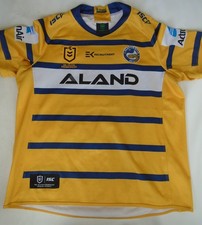 Parramatta Eels 2018 NRL Jersey Blue Yellow Aland Men's 3XL Rugby League