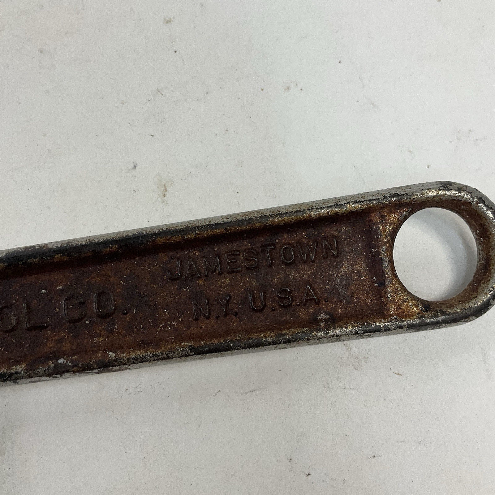 Vintage Adjustable Wrench 10" Crescent Tool Co. Jamestown N.Y. USA Forged Alloy 