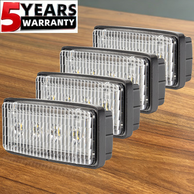 4PCS LED Upper Cab Light Fit Deere 8000 Series: 8100, 8200, 8300, 8400