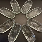 Anchor Hocking Banana Split Dishes/ Ice Cream Servers Scalloped Vintage Set/8