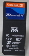 SanDisk Wireless Connect 256 MB 802.11b Wi-Fi SDIO Card SDWSDB-256A-10M 