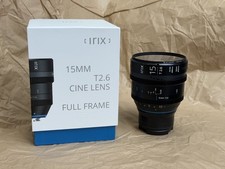 Objectif lens Irix Cine 15mm T1.5 for Sony E-mount